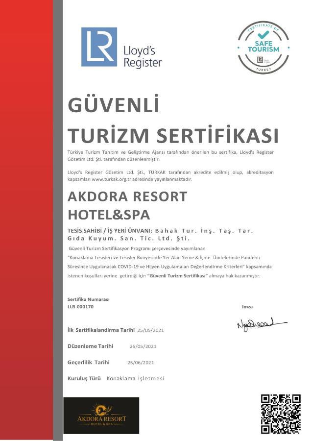 Akdora Resort Hotel & Spa سيدي المظهر الخارجي الصورة